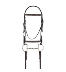 OVSELLERIE OV Elite Comfort Crown RSD Fancy Stitch Pad Bridle Dark Brown Horse