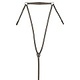 Camelot PL Raised Breastplate brown horse