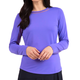 Ibkul IBKUL Long Sleeve Crew with Mesh Insert