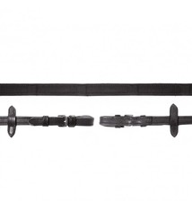 Durasoft Reins Grip black/silver WB