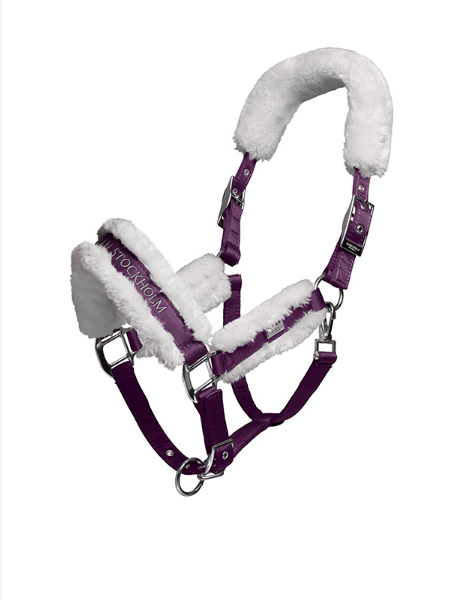 Equestrian Stockholm Fur Halter With Leadrope