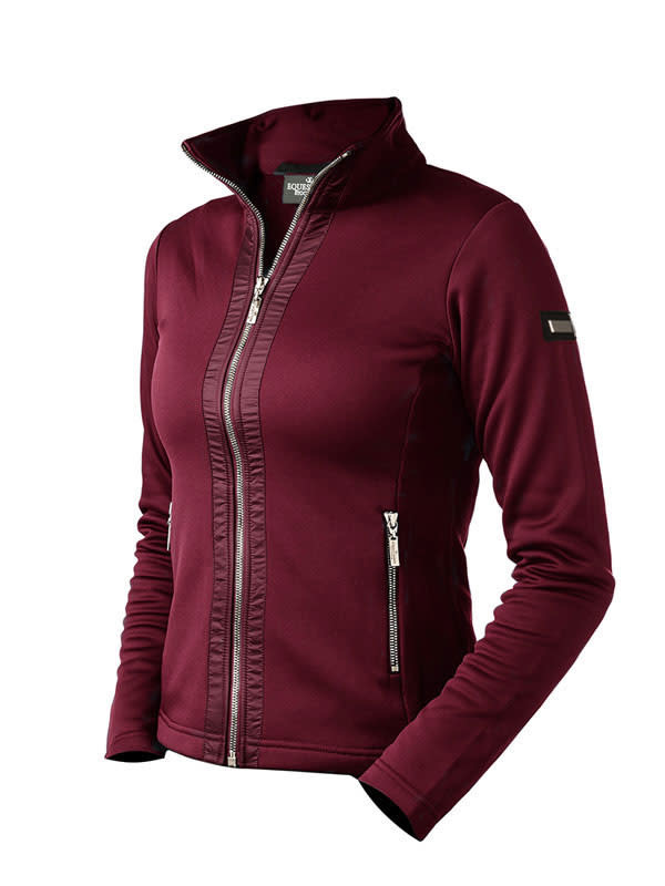 Equestrian Stockholm Equestrian Stockholm Fleece Jacket, Bordeaux