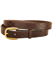 Tory 1" Havana Stitched Belt 2332
