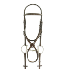 PESSOA PRO Pessoa PRO FS Fig-8 Bridle Dark Brown Horse
