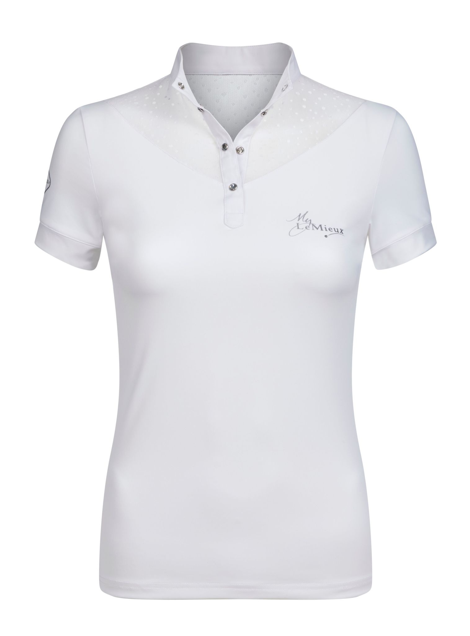 LeMieux My LeMieux Amelie Diamante Show Shirt, White