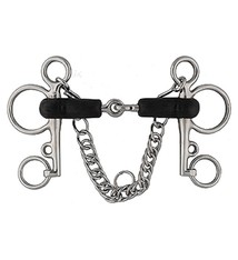 Rubber mouth jointed pelham