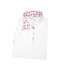 Essex Watermelon Ladies Talent Yarn Straight Collar Short Sleeve Show Shirt