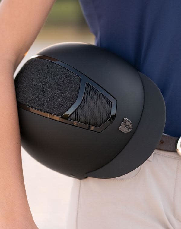 Tipperary Tipperary Devon with MIPS® Helmet - Matte Black Shell, Sparkle Top, Matte Black Trim