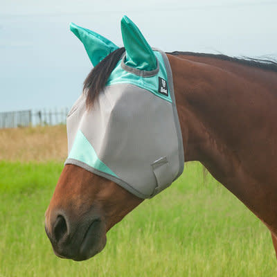 Cashel patterned fly mask w/ears