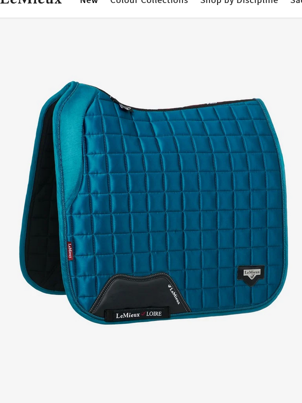 LeMieux Loire Memory Dressage Square Saddle Pad, Large