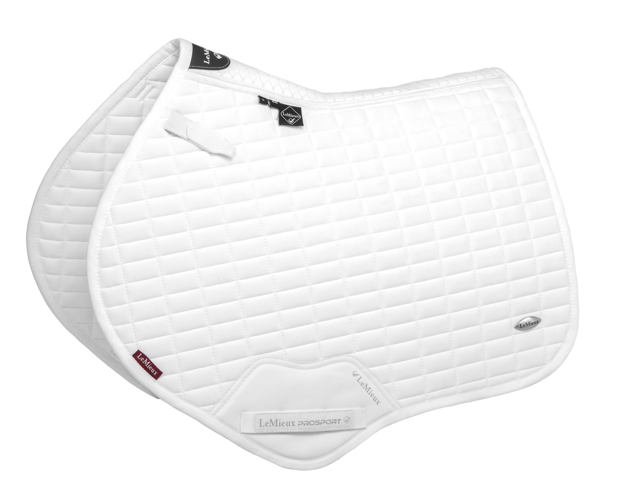 LeMieux Self-Cool Grip Euro Jump Pad, White