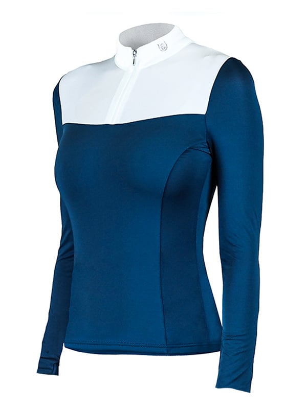 Equestrian Stockholm Equestrian Stockholm Light Breeze Top, Blue Meadow