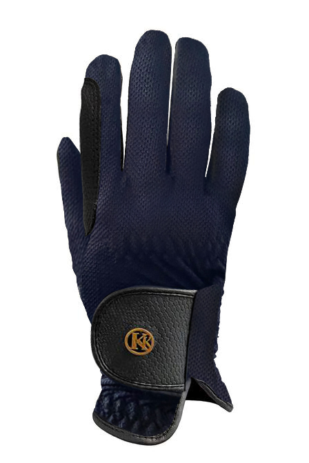 kunkle Kunkle Mesh Equestrian Glove - Navy Blue Ash