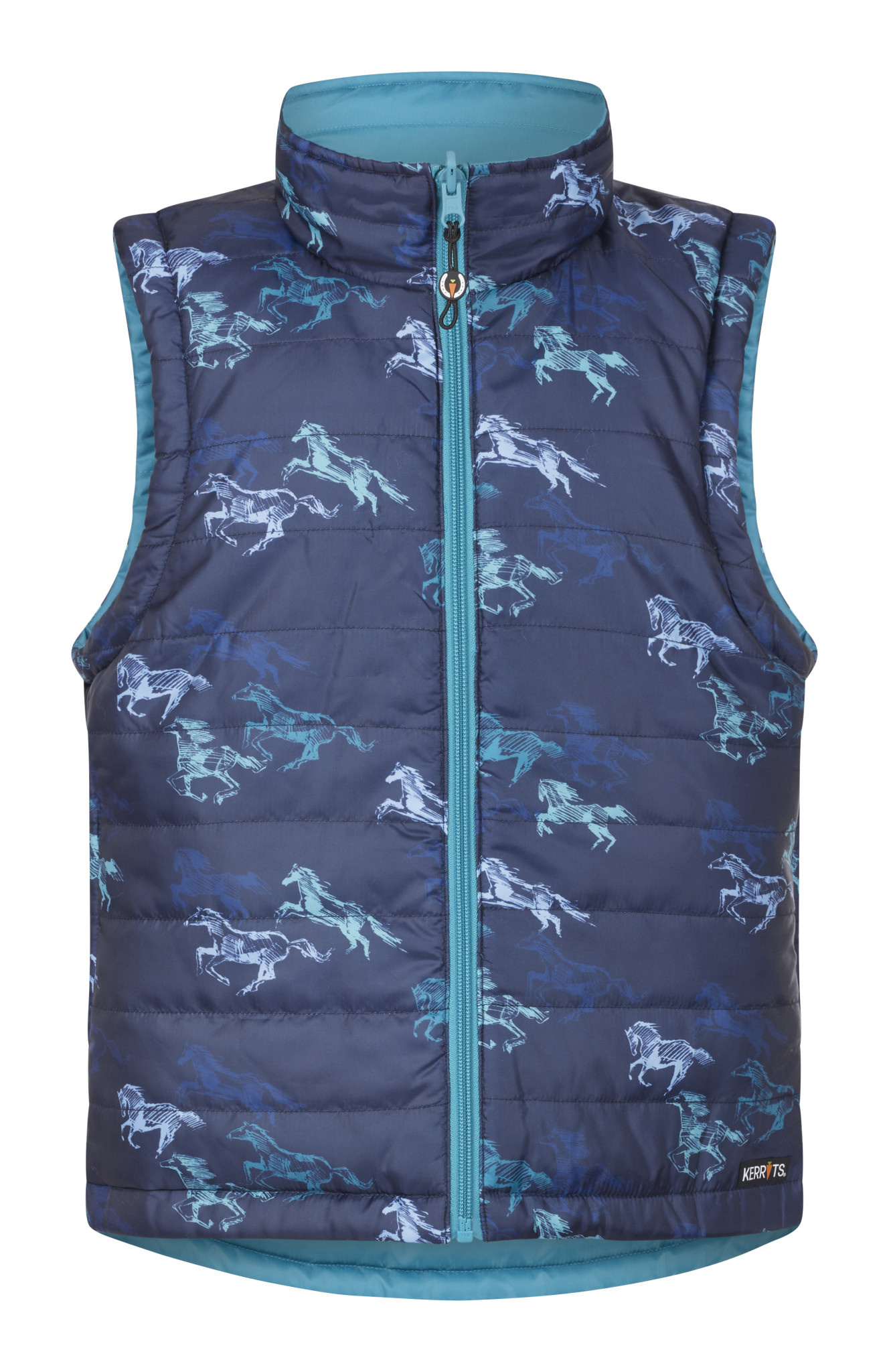 Kerrits Kerrits Kids Pony Tracks Reversible Quilted Vest