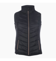 HKM HKM Jersey Nylon Vest Base, Black / Rose Gold