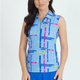 Ibkul IBKUL Nancy Print Sleeveless Polo