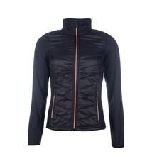 HKM HKM Jersey Nylon Jacket, Prag - Black/Rose Gold