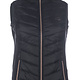 HKM HKM Youth Jersey Nylon Vest, Prag - Black/Rose