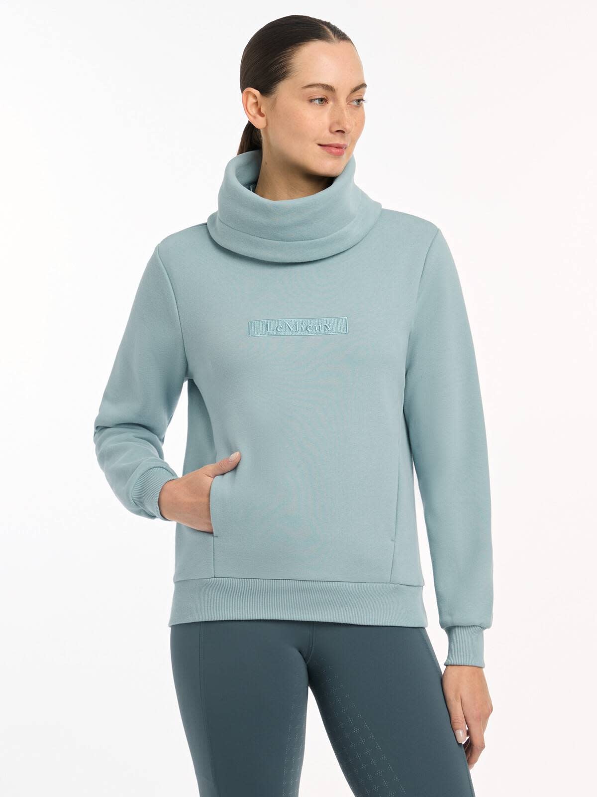 LeMieux Lemieux Adele Funnel Neck Sweatshirt, Glacier