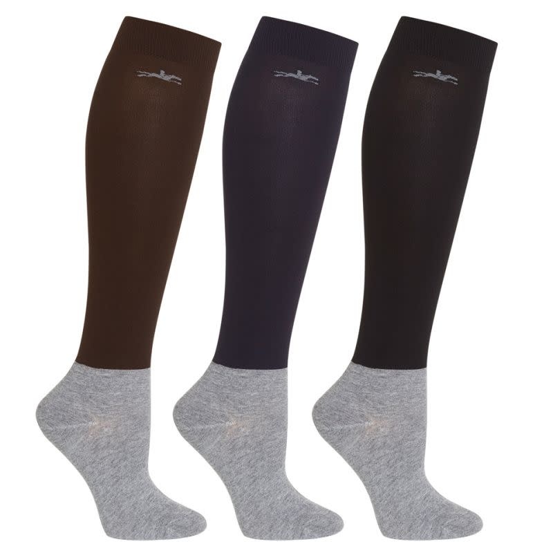 Schockemohle Schockemohle Show Socks, Brown / Navy / Black