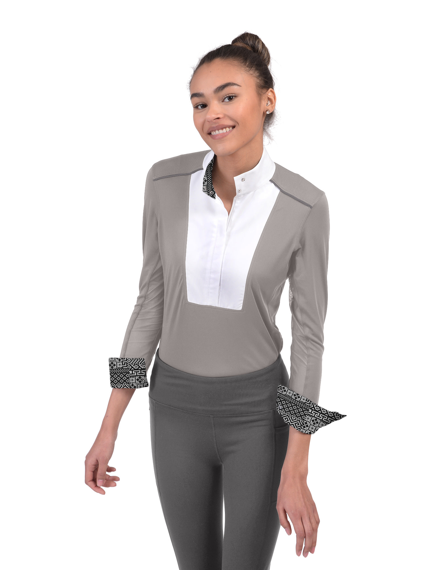 Chestnut Bay Chestnut Bay SkyCool Liberty Show Shirt, Ash