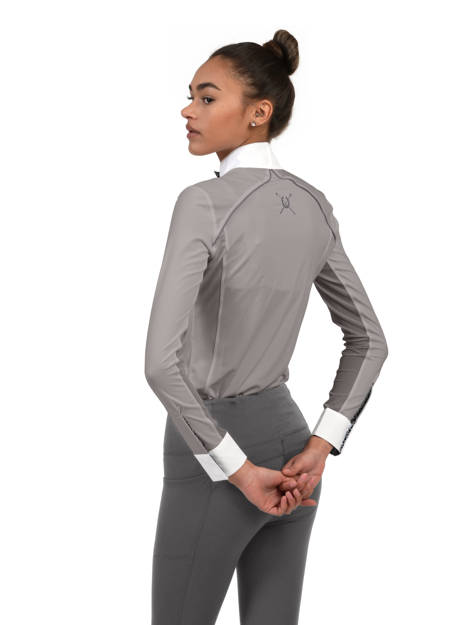 Chestnut Bay Chestnut Bay SkyCool Liberty Show Shirt, Ash