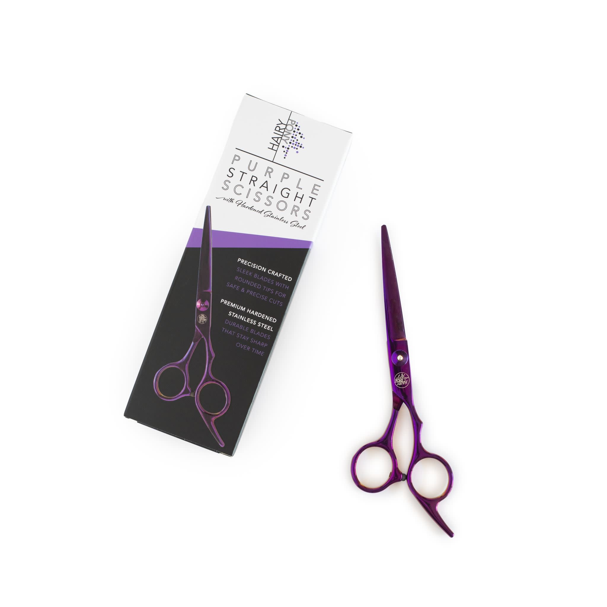 Hairy Pony Hairy Pony Purple Straight Scissors