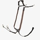 LeMieux Arika Elasticated Breastplate Brown/Silver