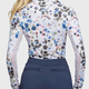 Kastel Kastel Long Sleeve Seaside Abstract 1/4 Zip