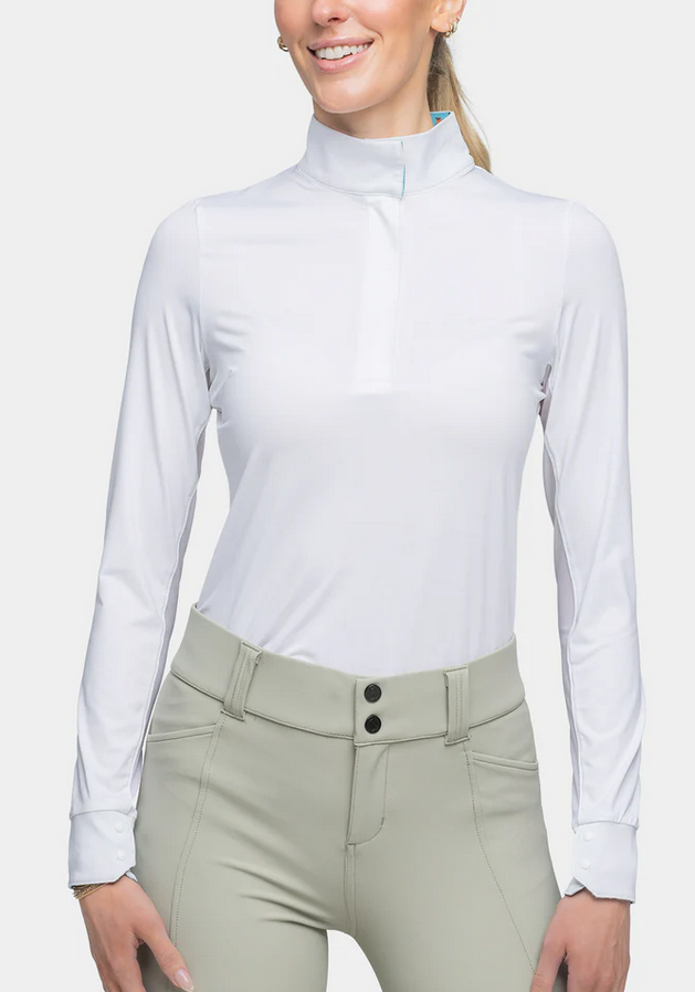 Kastel Kastel Long Sleeve White Show Shirt