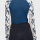 Kastel Kastel Long Sleeve Raglan Indigo Lithograph Leaf 1/4 Zip