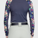 Kastel Kastel Long Sleeve Raglan Navy Lush Garden 1/4 Zip