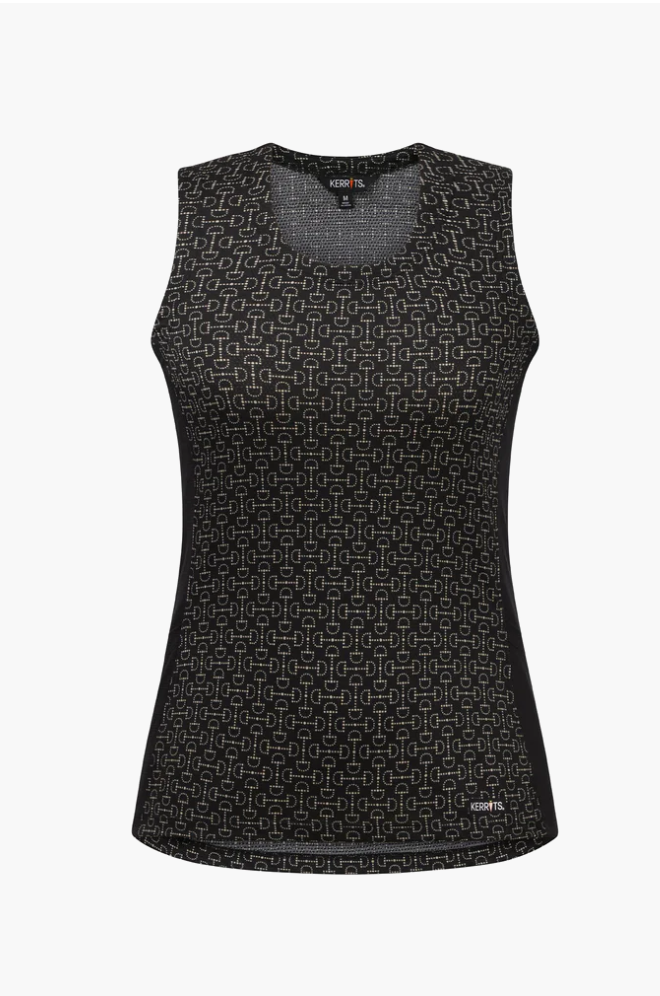 Kerrits Kerrits Breeze Ice Fil Tank, Black Connect The Bits