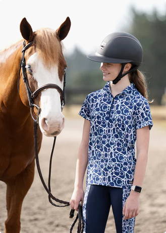 Kerrits Kerrits kids Breezr Ice Fil Short Sleeve Shirt