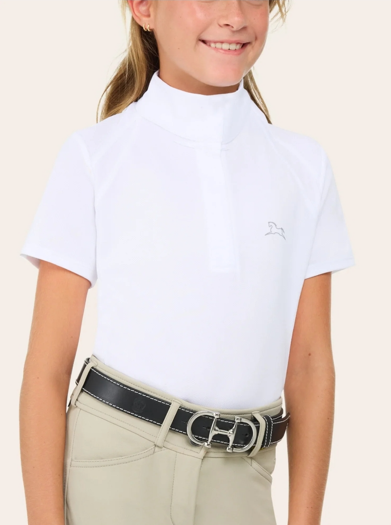 RJ Classics RJ Classics Ava Jr. Short Sleeve Show Shirt Show Shirt, White