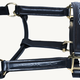 Bridleberry 3 Full Grain Hunter Style Leather Halter w/Top Stitched Design