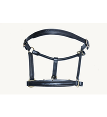 Bridleberry 3 Full Grain Hunter Style Leather Halter w/Top Stitched Design
