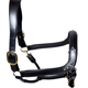 Bridleberry # 5 -Leather Show Halter w/row of Gems at the Curve of the Nose Band, Designed for a Clip Lead