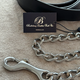 Bridleberry RacingTack Full Grain Leather Lead Shank with 30" Chain