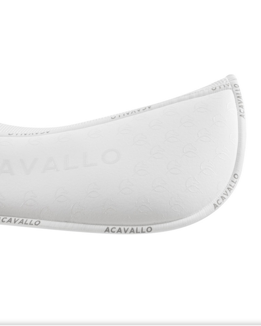 Acavallo SPINE FREE CC LYCRA & MEMORY FOAM 1/2 PAD W/SILICON GRIP & BAMBOO FIBER