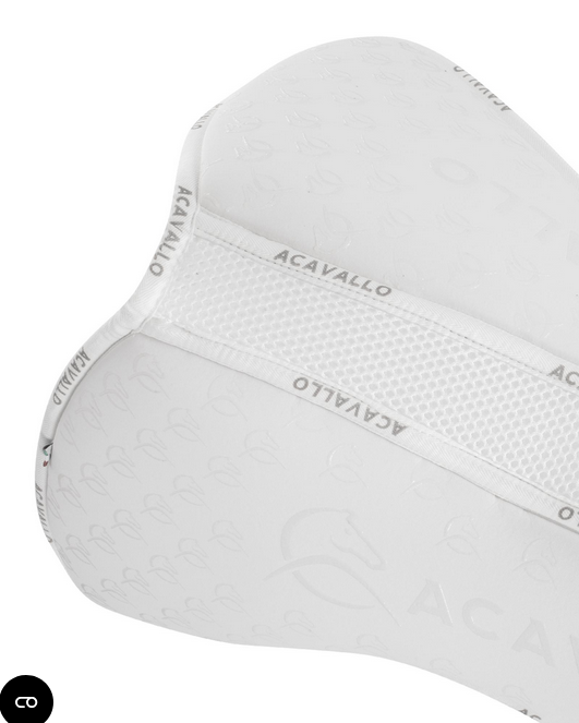 Acavallo SPINE FREE CC LYCRA & MEMORY FOAM 1/2 PAD W/SILICON GRIP & BAMBOO FIBER