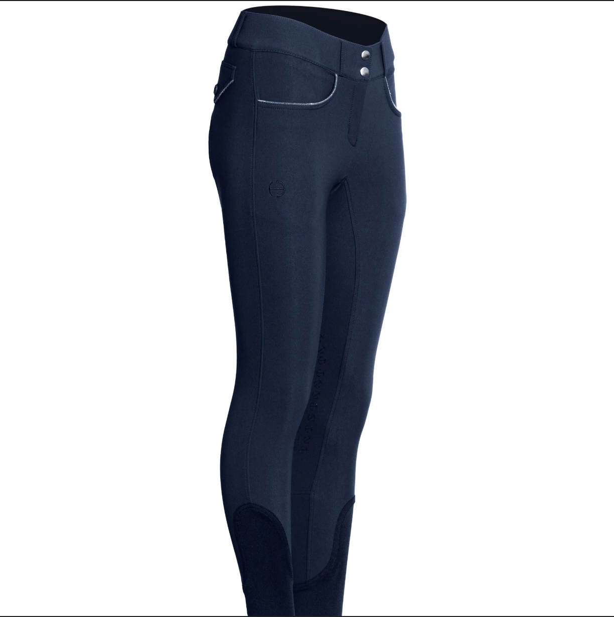 Halter Ego Evolution Knee Patch Breeches - Navy