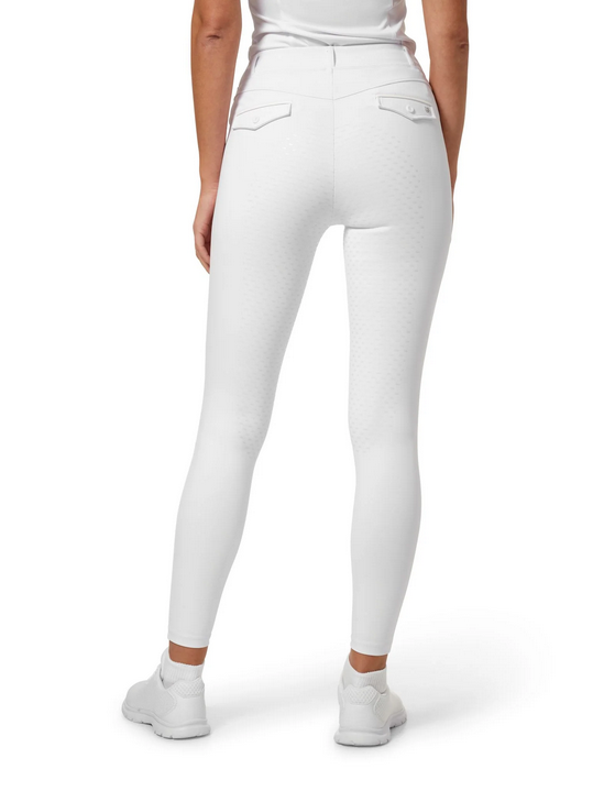 Equestrian Stockholm Equestrian Stockholm Premium Riding Tights, Full Seat, White