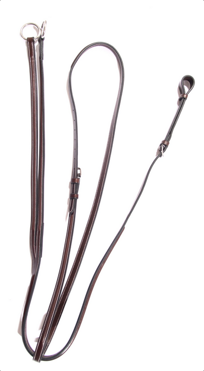 KL Select Red Barn Round Raised Fancy Running Martingale