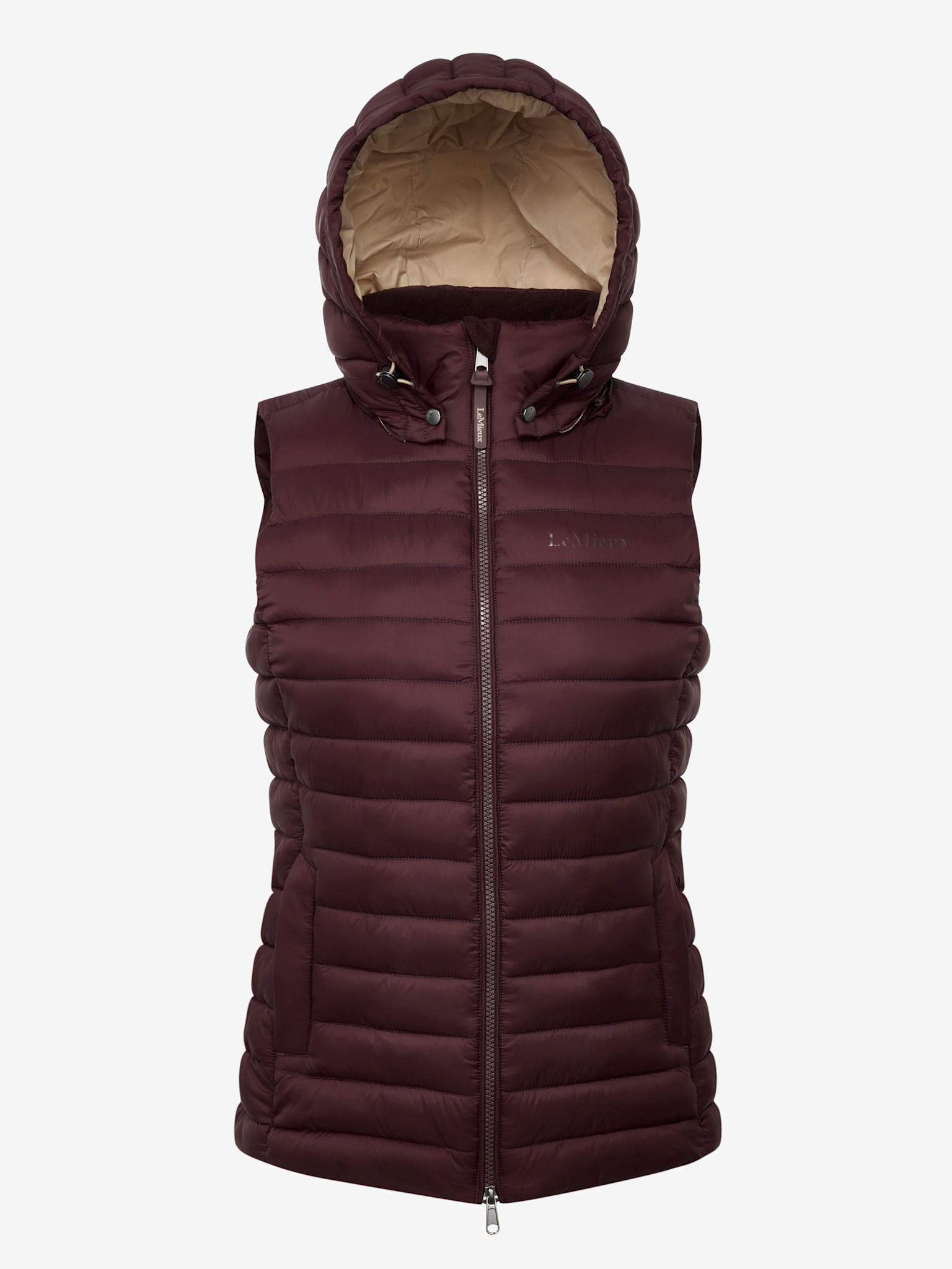 LeMieux Rose Hooded Puffer Gilet