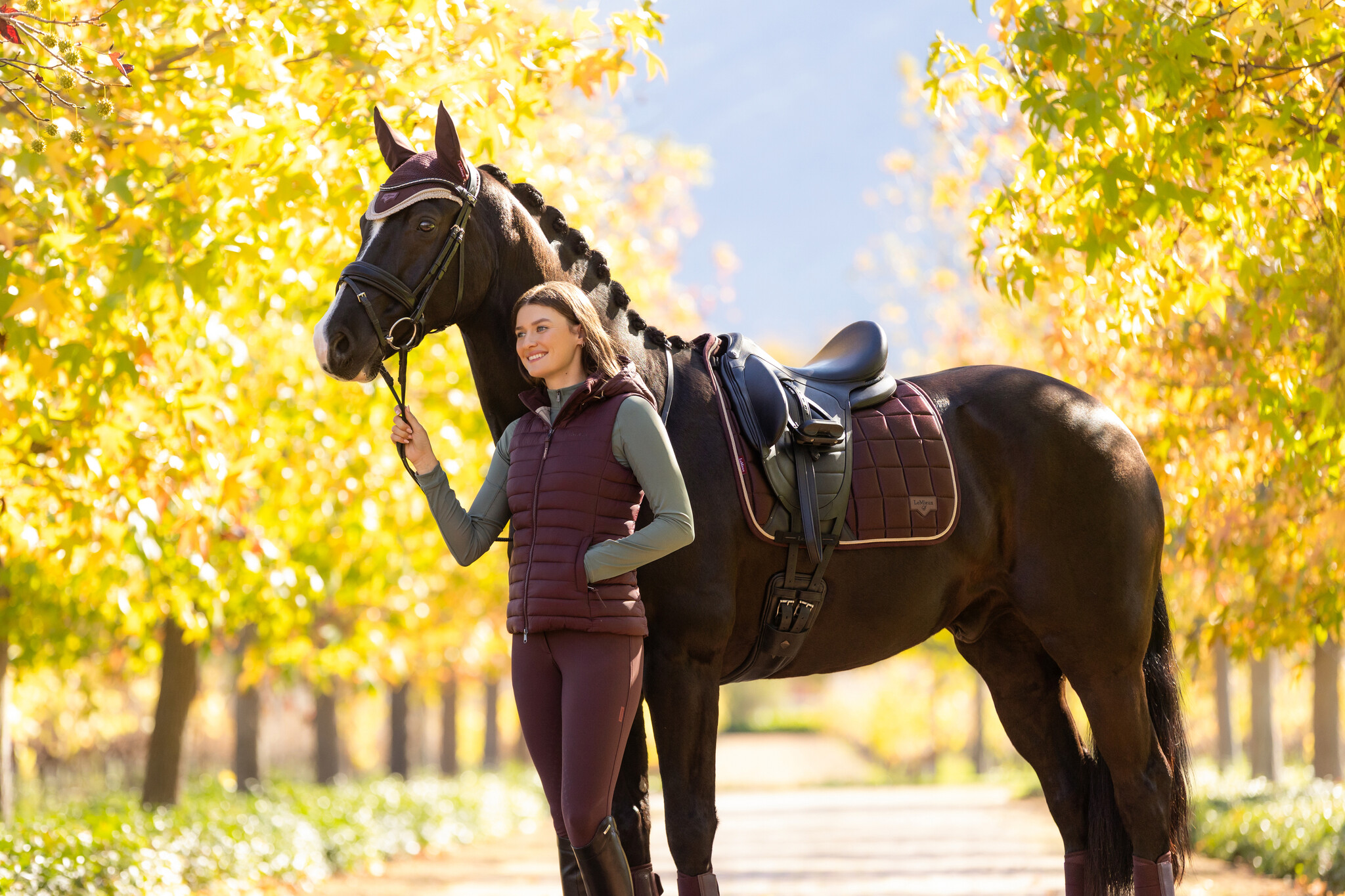 LeMieux LeMieux Loire Satin Classic Dressage Square Saddle Pad