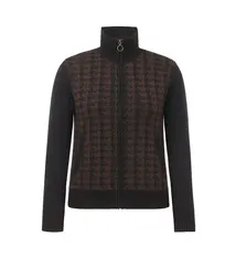 Kerrits Kerrits Eq Houndstooth Full Zip Sweater