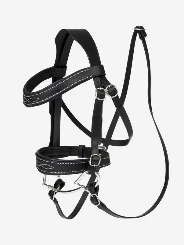 Hobby Horse Competition Bridle, Black
