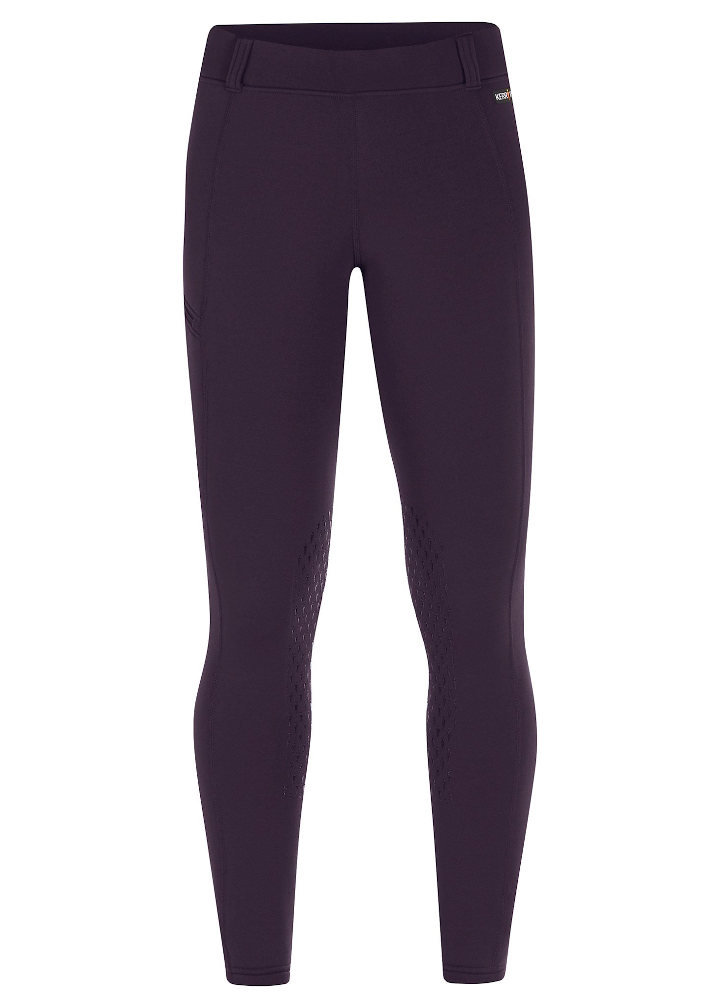 Kerrits Kerrits Kids Power Stretch Knee Patch Pocket Tight, Plum Noir