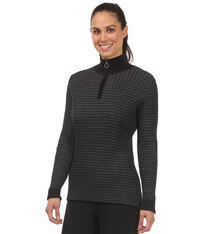 Kerrits QUARTER ZIP HERRINGBONE SWEATER